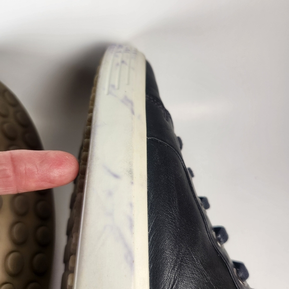 ECCO Men's Soft 7 Sneaker Size 11 EU 45 Black Leather Low Top Comfort Shoe - Picture 5 of 13